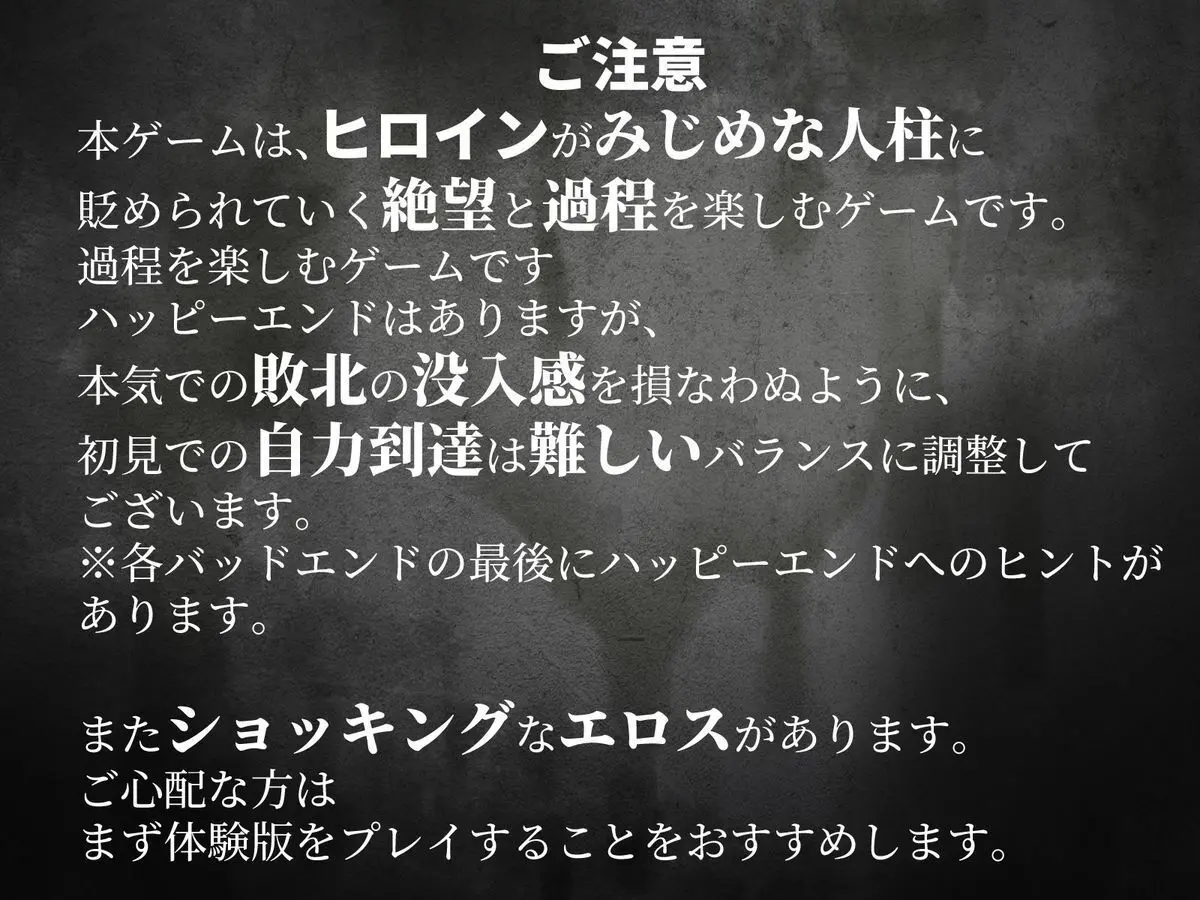 淫界人柱アラカ〜JK退魔師ホラー探索RPG〜