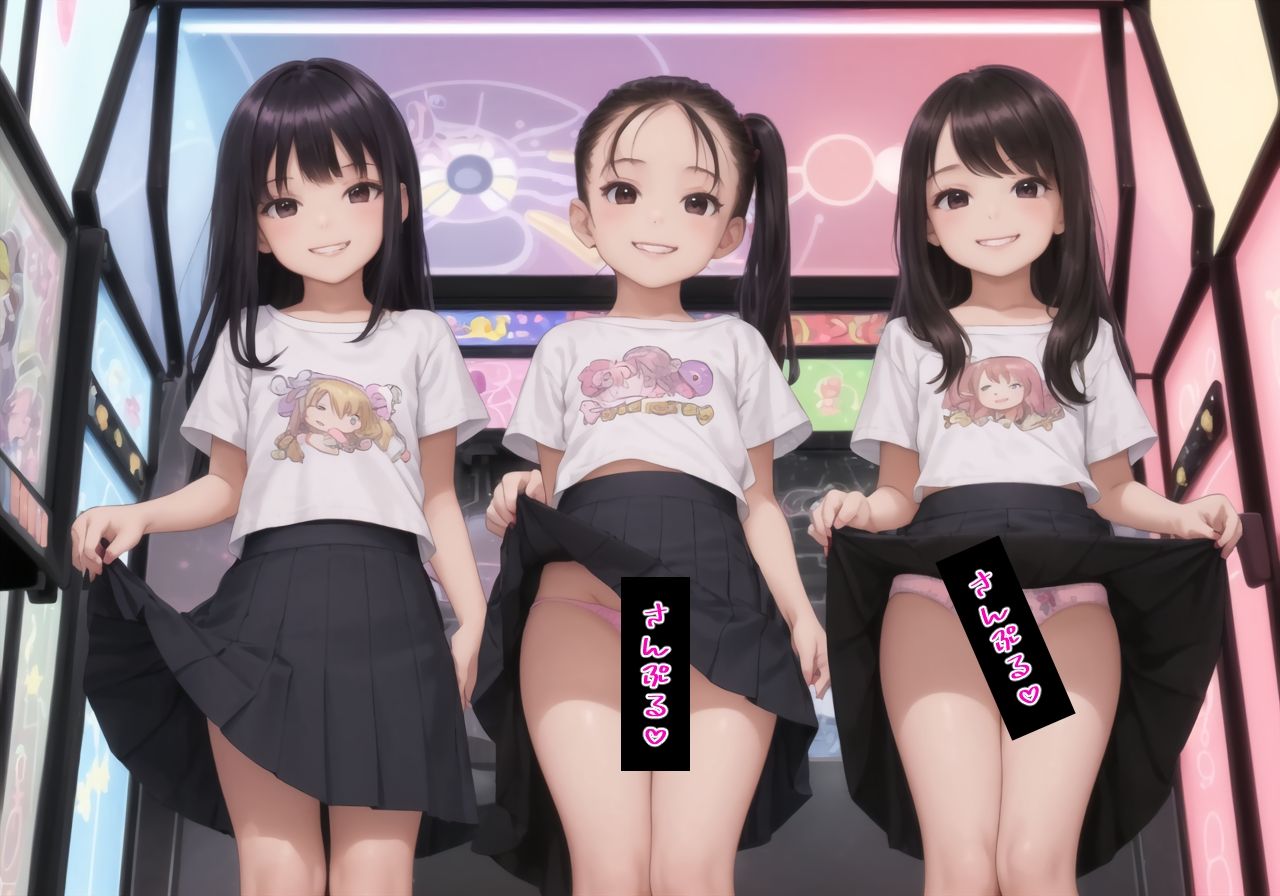 ゲーセン×パンチラ 〜生意気メス○キにひたすらパンチラ挑発され続けたら〜