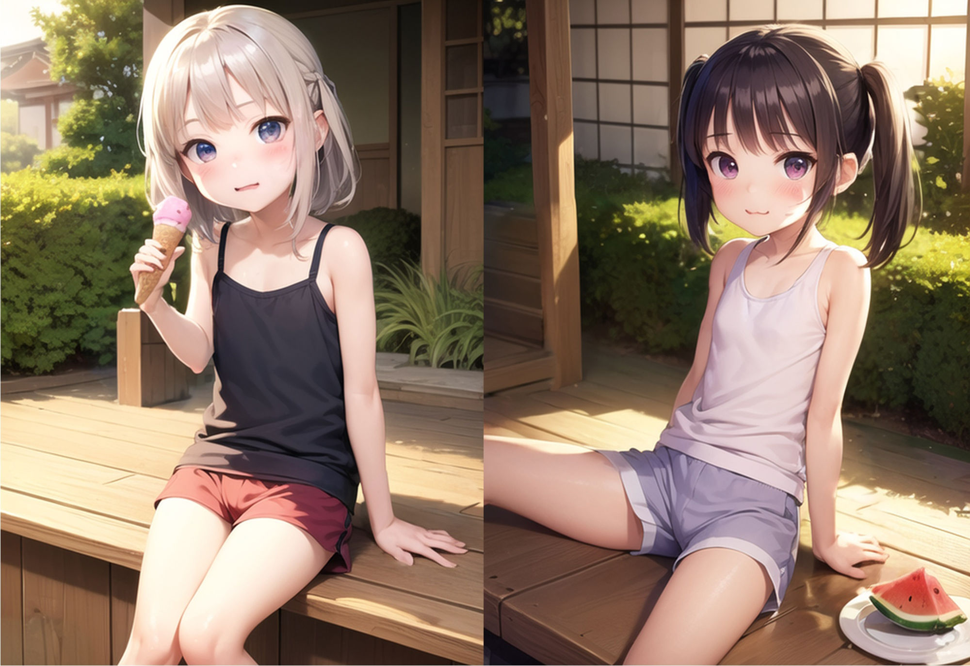 少女のHな夏休みの思い出