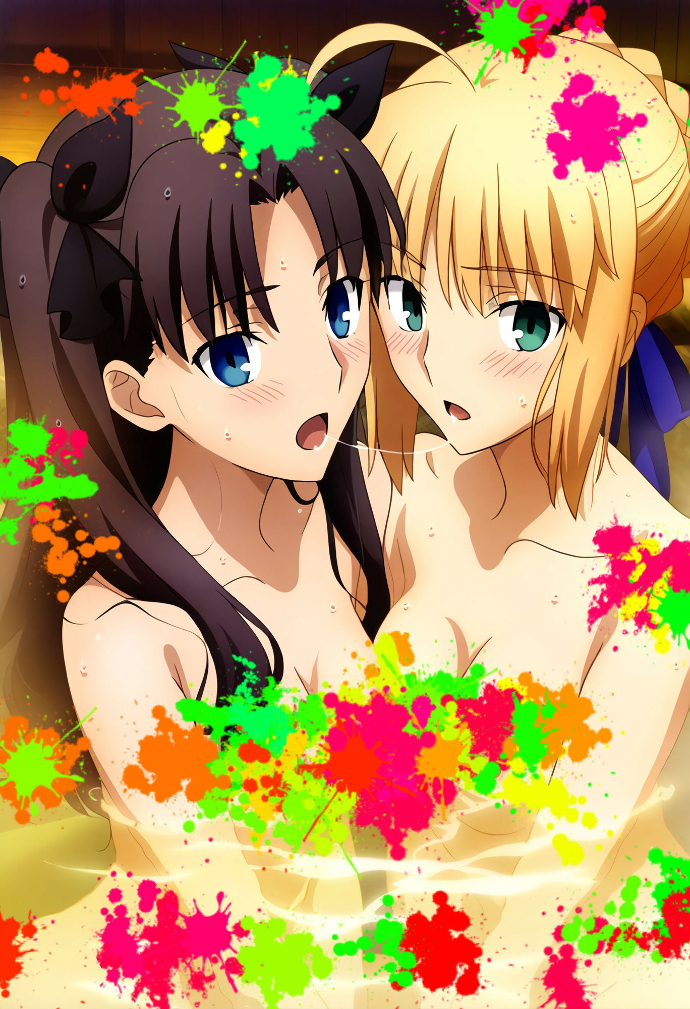 Fate Saber ＆ Rin