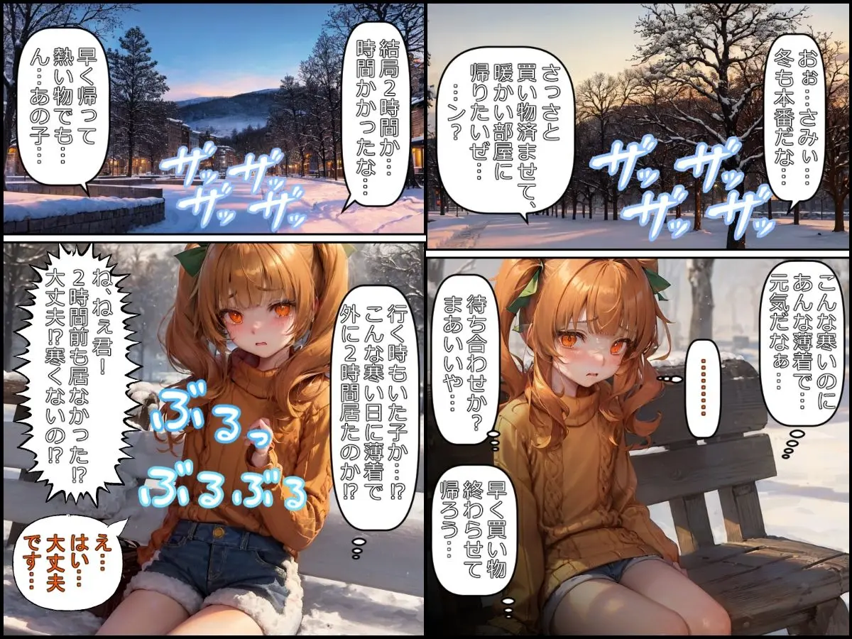 家出少女〜雪の降る中、家から追い出された虐●少女を家に連れ込んで孕ますまで〜