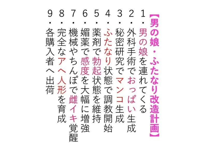 男の娘を女体化ハート目アヘ調教！ふたなり巨乳の拘束アナル＆まんこ中出し＜横向き・高画質＞