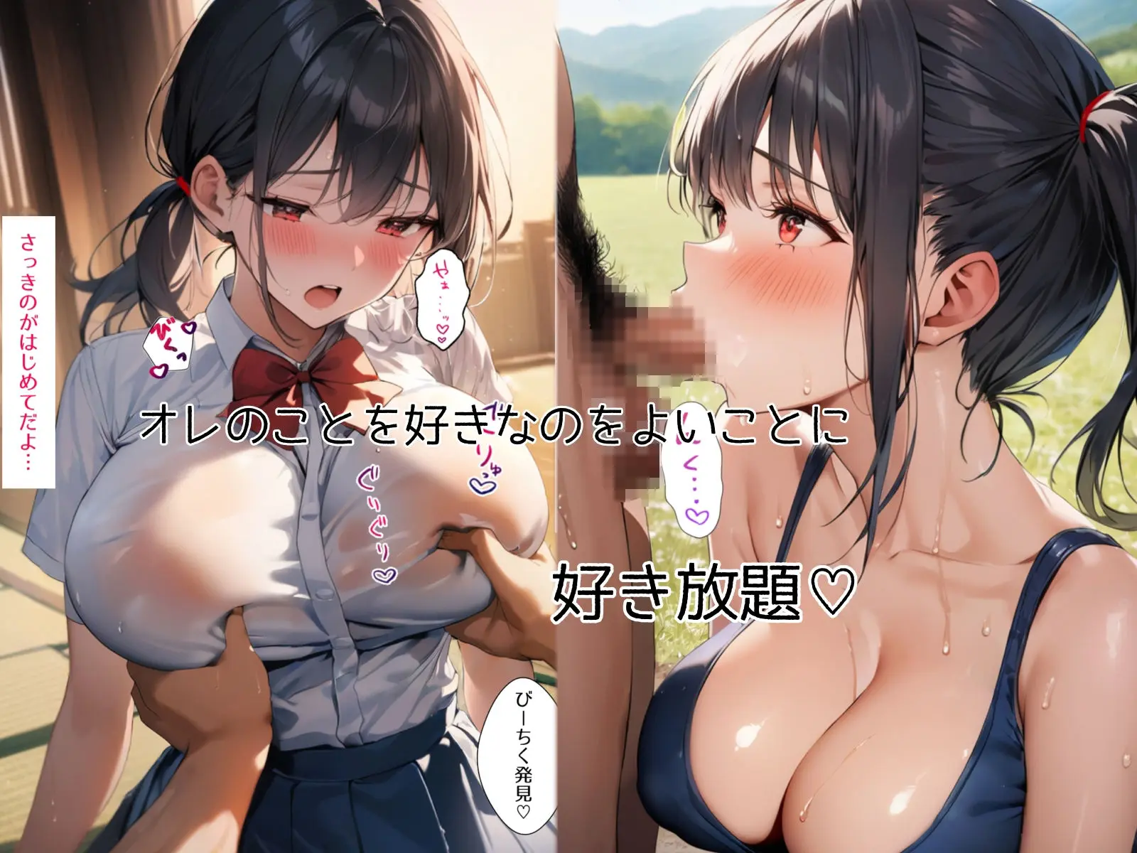 巨乳姪っ子と中出しセックスしまくった夏休み