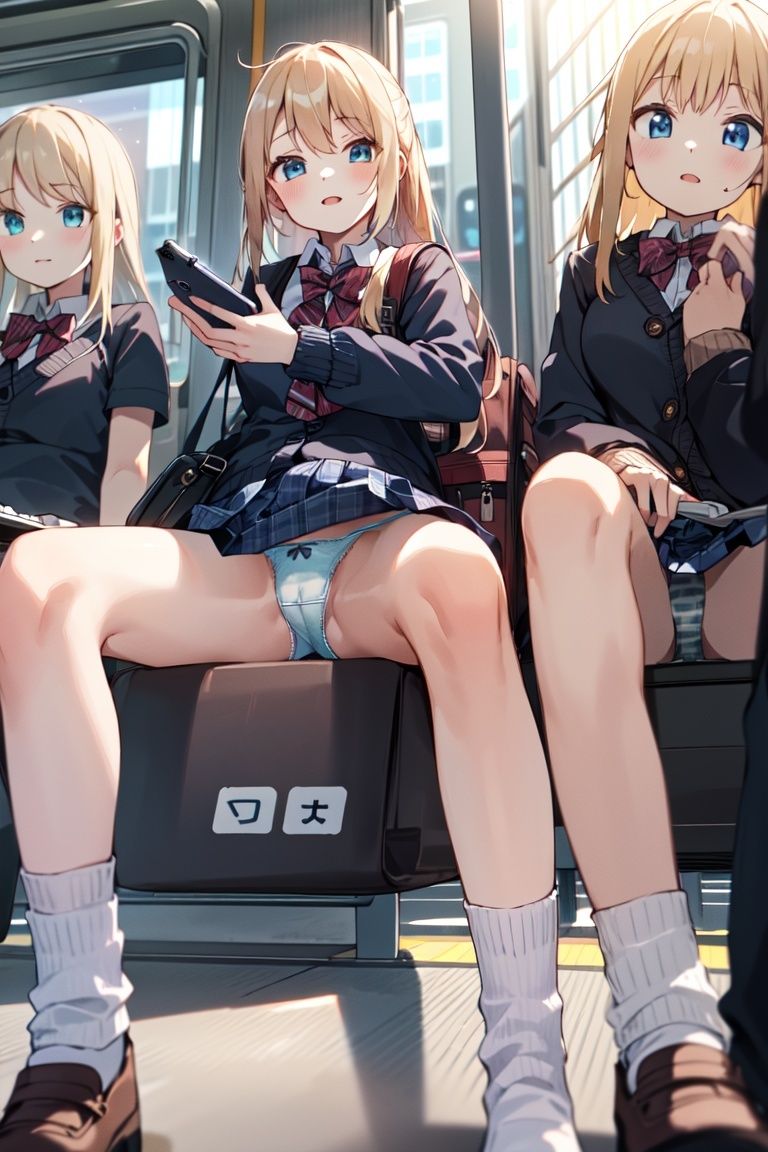 320枚 電車盗撮 制服JKパンチラ