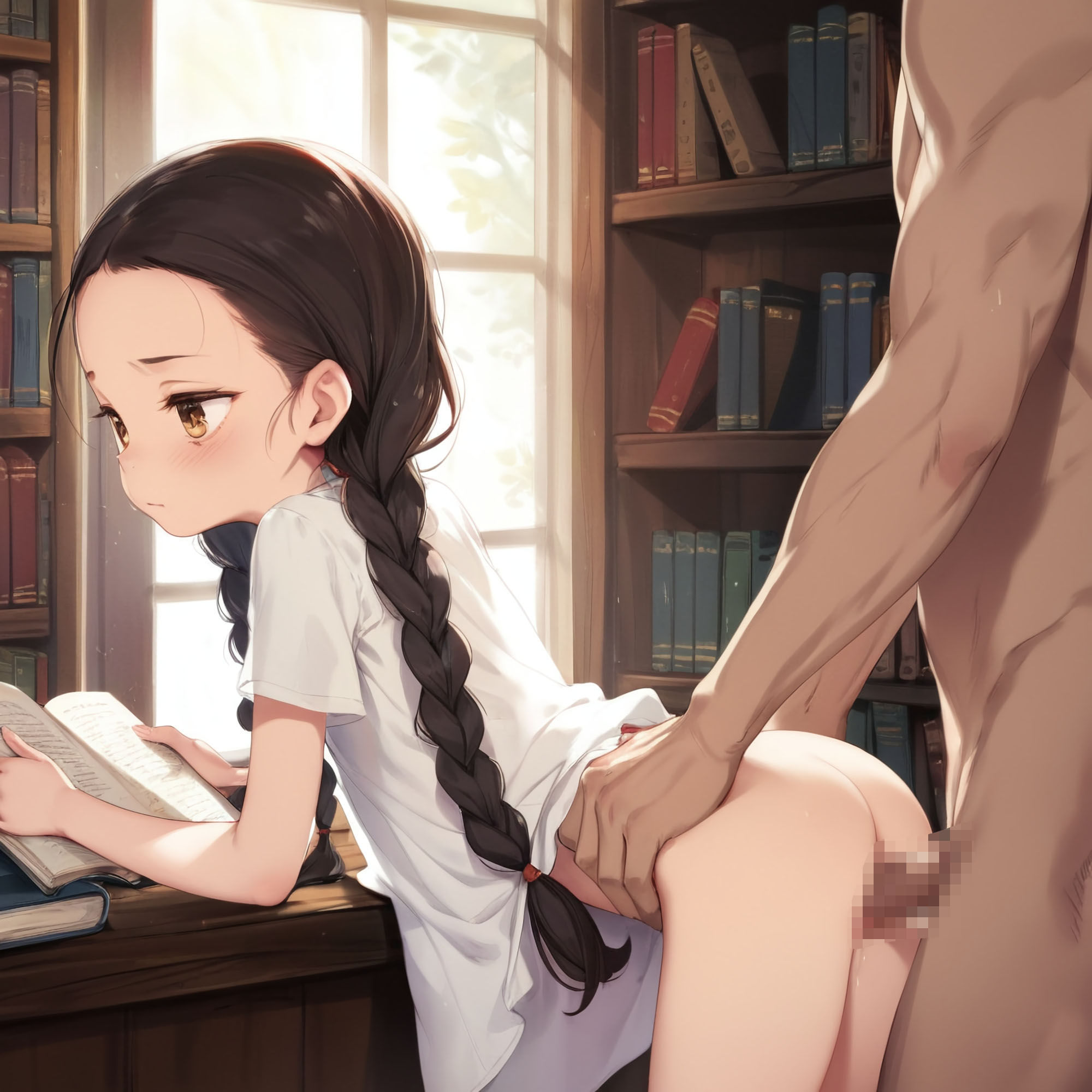 女の子触り放題図書館