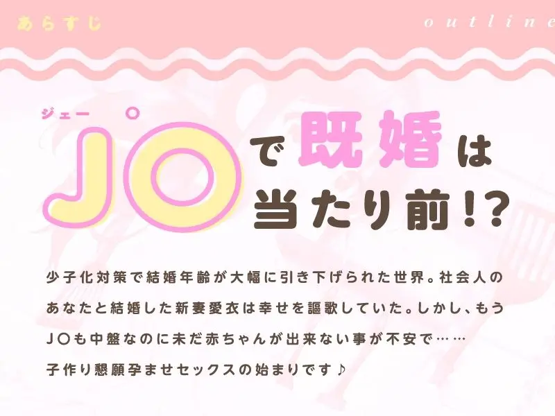 J〇幼な妻の子作りエプロン大作戦♪ 〜とろとろおまんこにハチミツを添えて〜【CV.天知遥】