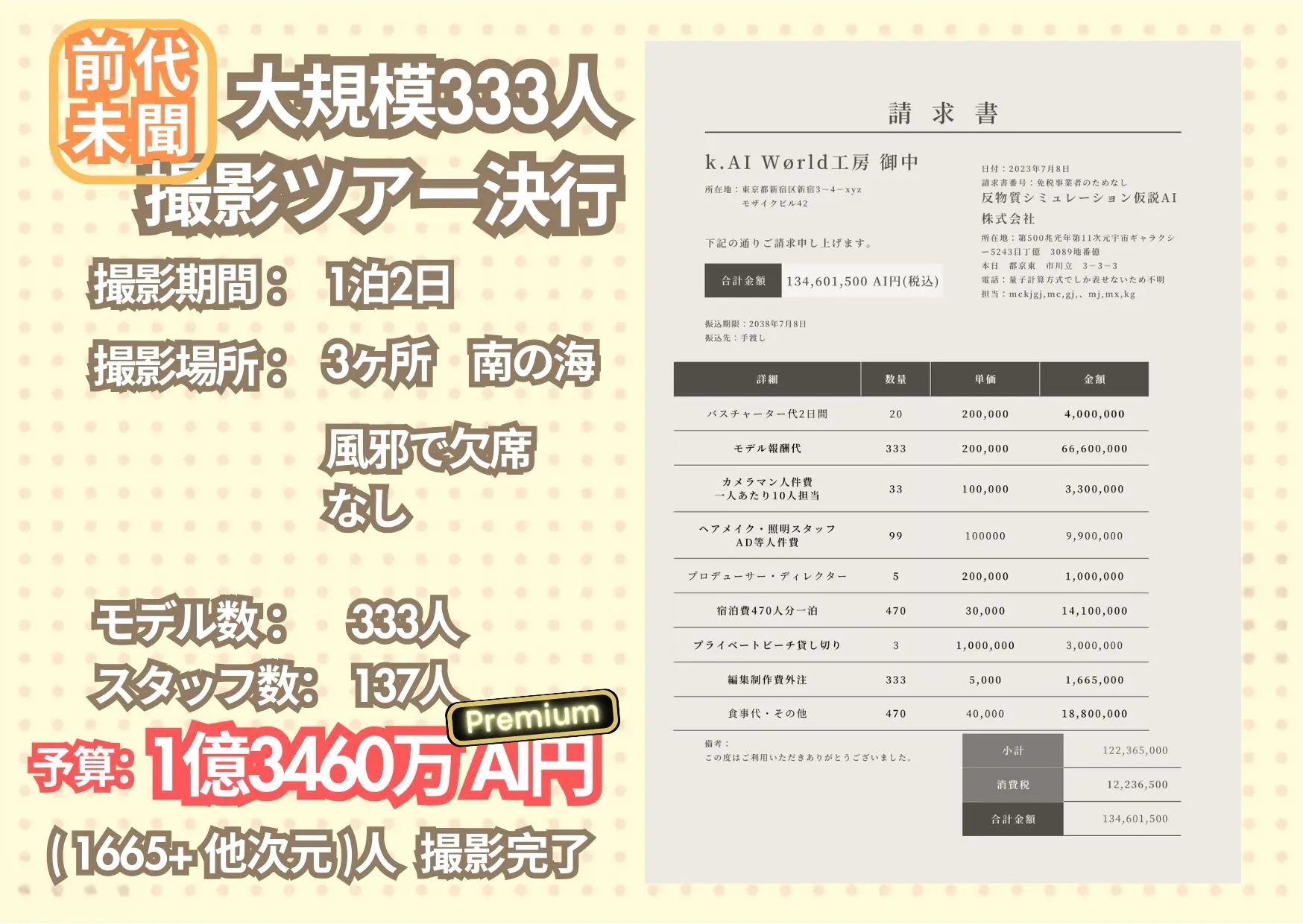 人類史上初！前代未聞の333人！大学1年新入生18歳と19歳！ 第5弾 Premium「クラスで1番の女の子の裸だけが拝める」Xデー到来！！