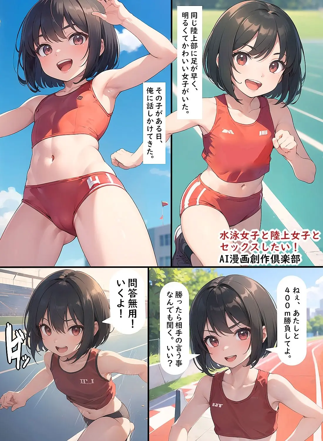 水泳女子と陸上女子とセックスしたい！