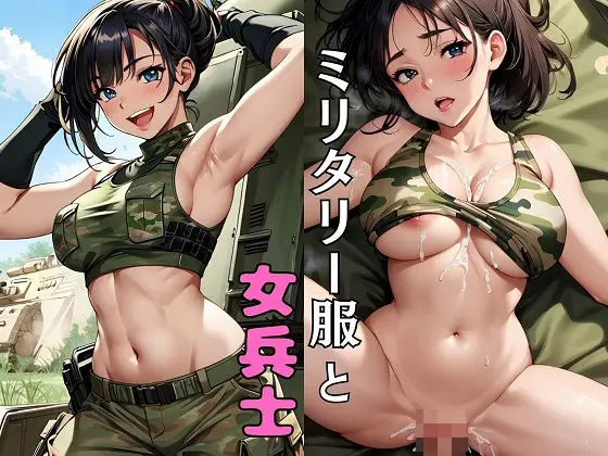 ミリタリー服と女兵士