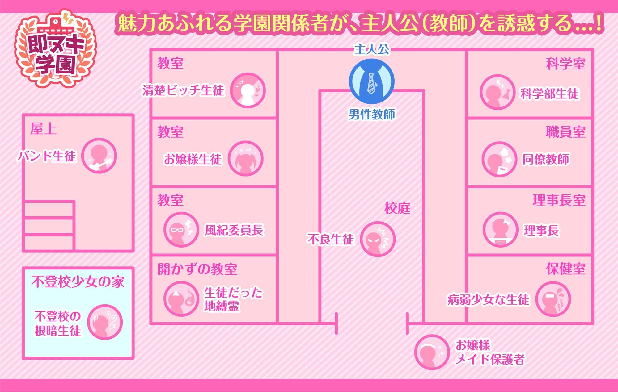 【即ヌキ学園】不登校！〜自信がない不登校根暗JKの自己肯定感を爆アゲえっち〜【3時間目】