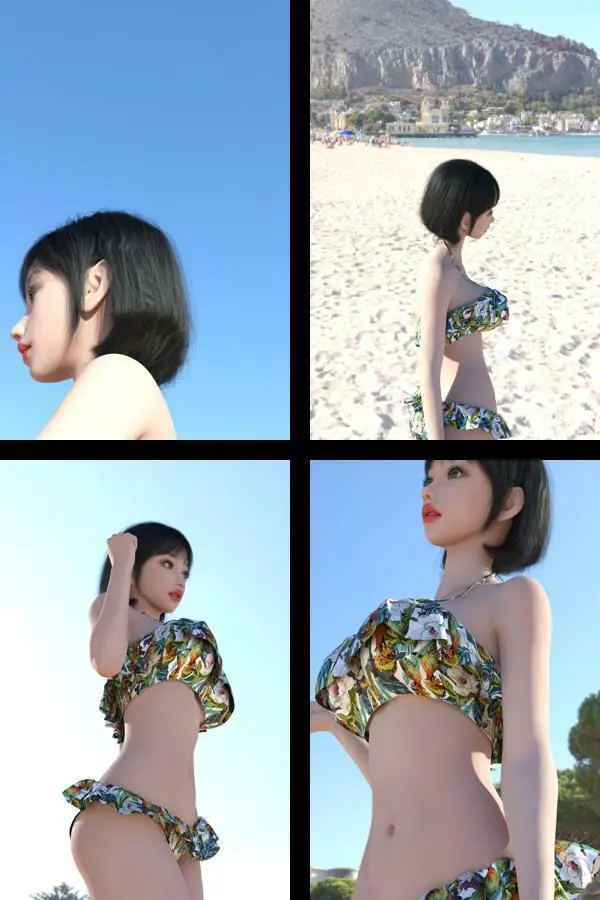 【chrl100】最強の着エロモデル『西陣郁奈（にしじんかな）』の水着写真集 Temptation-02