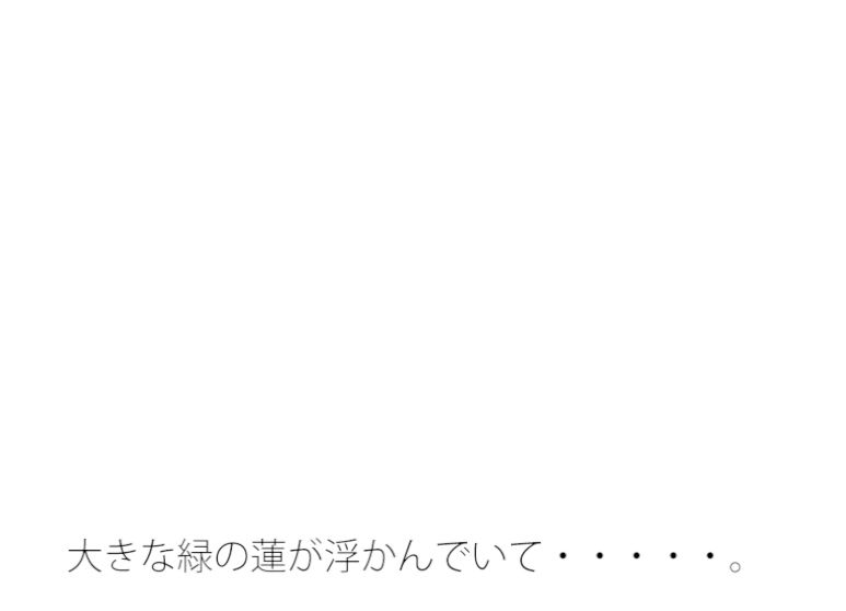 【無料】四つの滝のような大きな水たまり