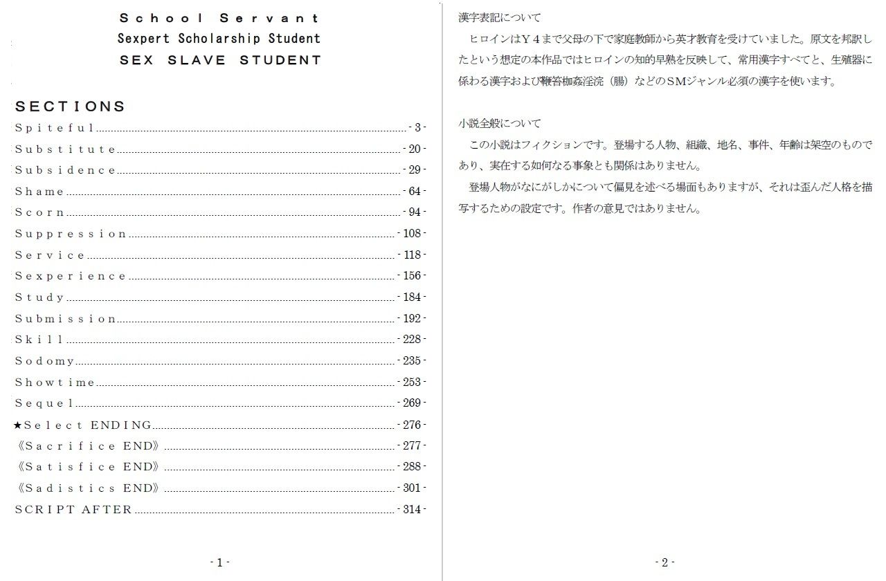 特別娼学性奴