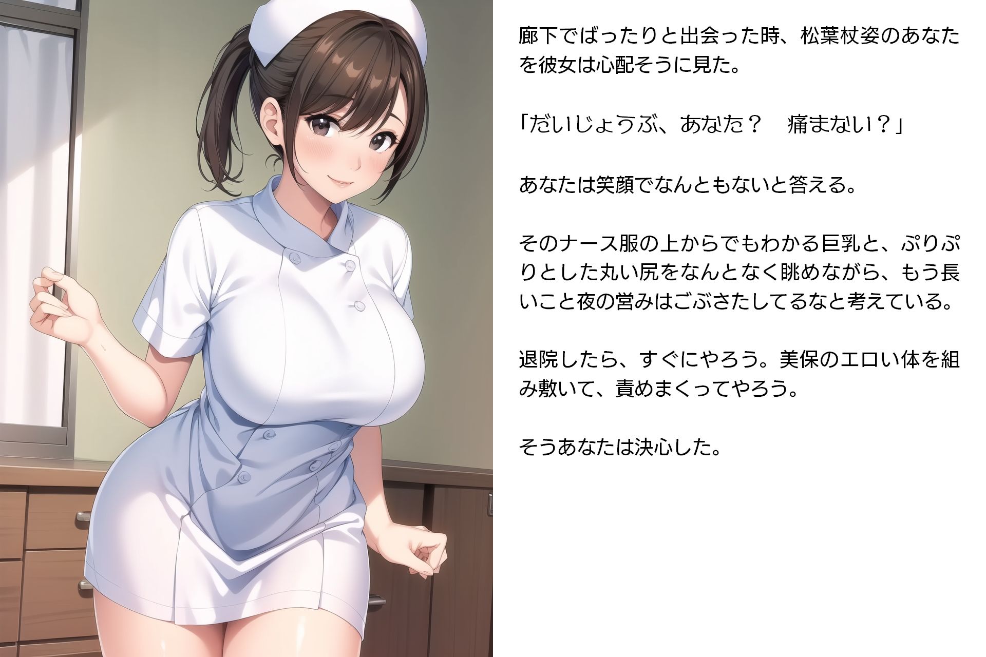 ネトラレ看護師妻・美保〜妻は病院のアイドルだった（性的な意味で）（CGノベル/NTR）