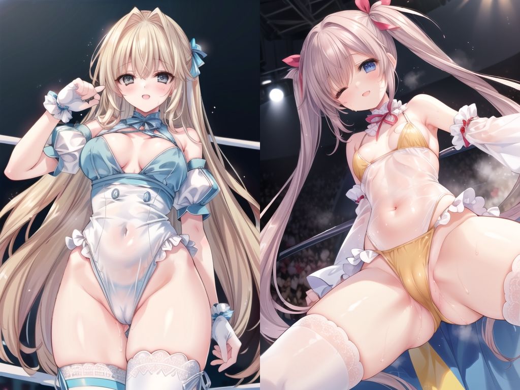 AIアイドル美少女プロレスラーCG集 Vol.14 女の子勝ちシチュ特集［1/2］