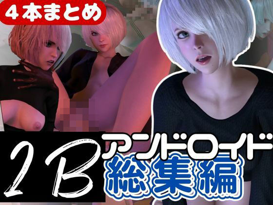 【3D動画】2B動画4本セット黒人、3P、JK、ソファープレイ等、超盛りだくさん【総集編】