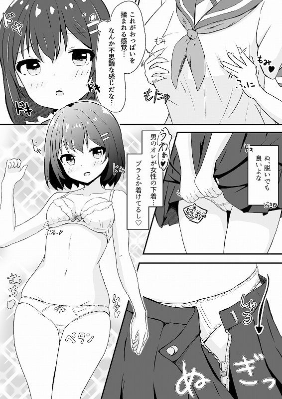 同級生の♀身体になったオレ