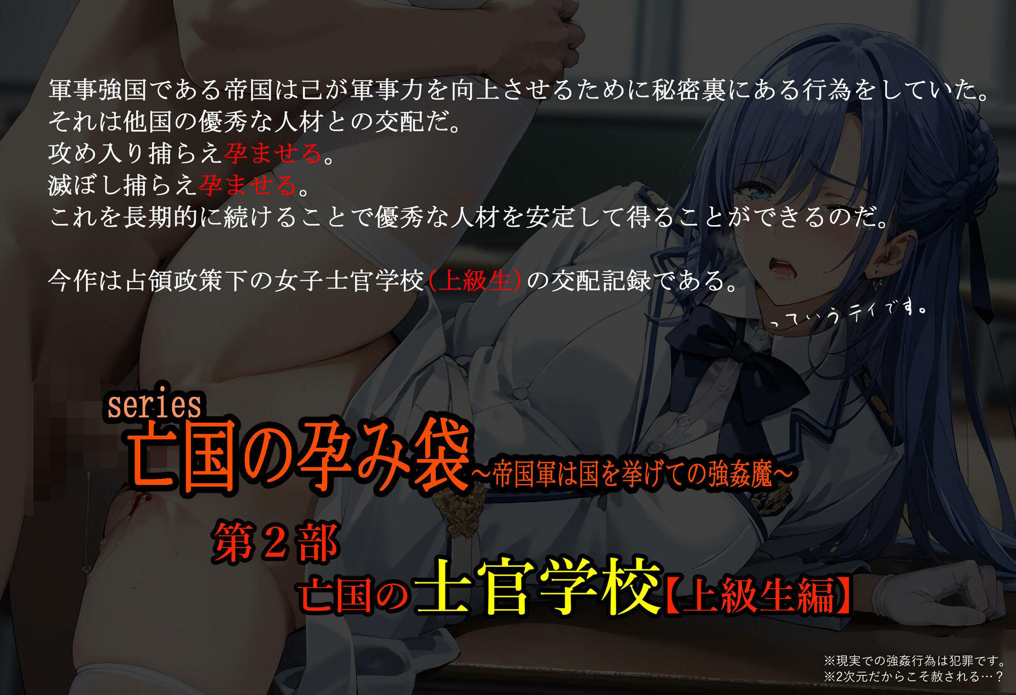 亡国の孕み袋 〜帝国軍は国を挙げての強●魔〜 第三部 亡国の士官学校（上級生編）