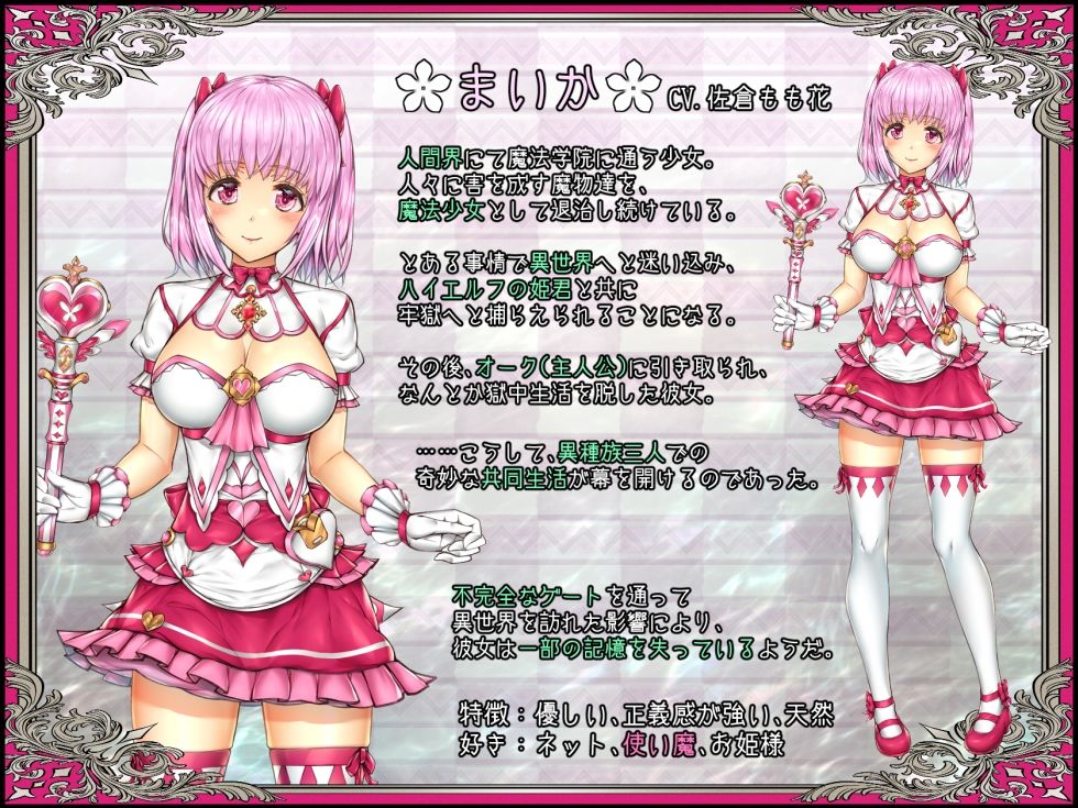 少女異種間獄 〜魔法少女＆エルフ姫、オークと過ごす異世界性活〜